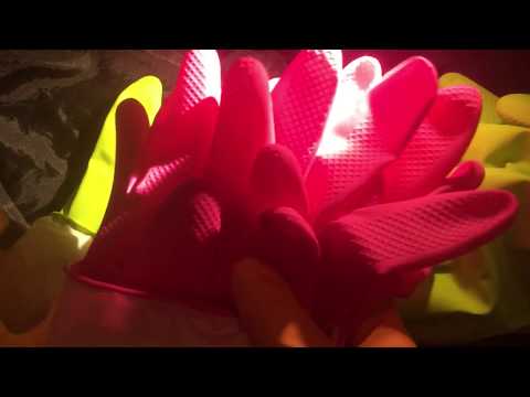RUBBER GLOVES ✋ MARIGOLDS 💙💚 The Art of Organising❗❕ [[ASMR]]