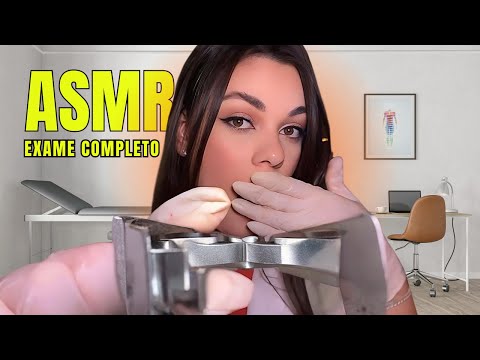 ASMR: GINECOLOGISTA FAZ EXAMES EM VOCÊ🩺