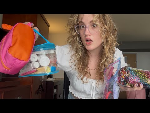 grwm & pack up my hotel room ASMR Personal Attention (WHY DO I HAVE SO MANY BAGS😭)
