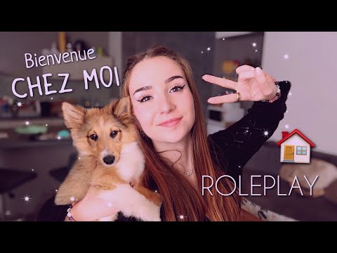 ASMR Je t'accueille chez moi (roleplay)
