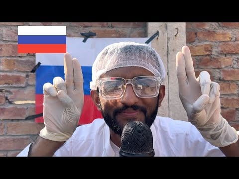 ASMR Doctor Roleplay in Russian 🇷🇺 Outdoor 