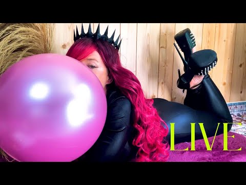 Live Bubble Gum and Balloons with AmandaLynn