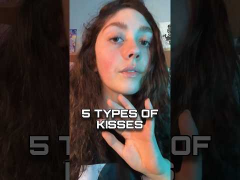 ASMR 5 TYPES OF KISSES #asmr #shorts