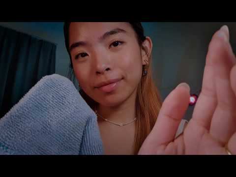 ASMR Makeup Removal & Skincare After a Long Day 🕯