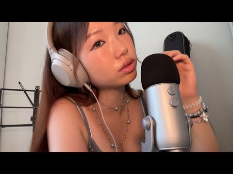 ASMR chill sound assortment ★ (ring sounds, tapping, mouth sounds, face touching, etc.)