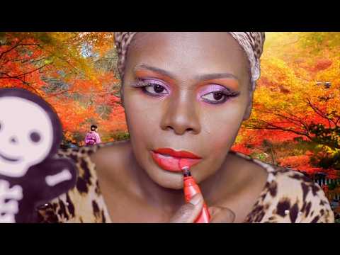 Putting On Red Lipstick ASMR Sounds