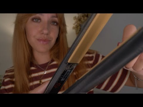 ASMR Hair Stylist - Inaudible Hair Straightening RP