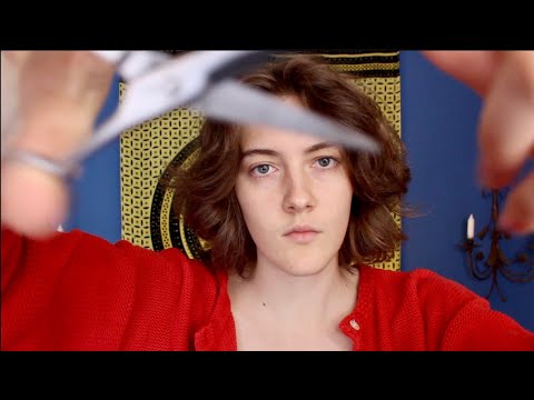 ASMR HAIRCUT ✂️ Trim and Bangs (Soft Spoken)