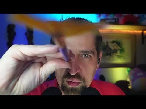 ASMR Kind Affirmations & Face Brushing 👀 #Unexpected Triggers