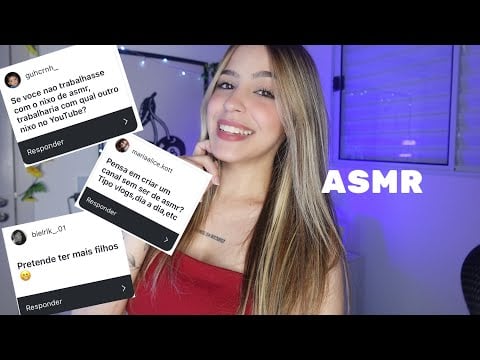 ASMR RESPONDENDO PERGUNTAS DOS SEGUIDORES ✨ Maternidade • rotina • trabalho