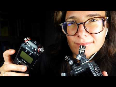 ASMR Wet Mouth Sounds 👄 Tascam vs. Tascam