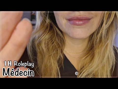 ASMR FRANÇAIS 1H ROLEPLAY MEDECIN - RELAXATION GARANTIE