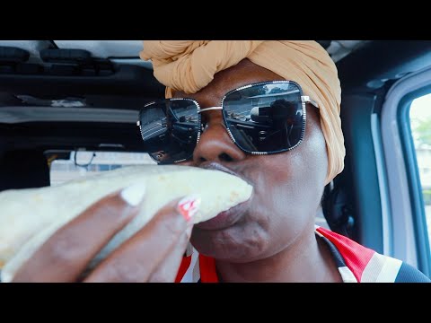 One Dollar Bean Burrito With Crisp Chalupa ASMR Eating Sounds
