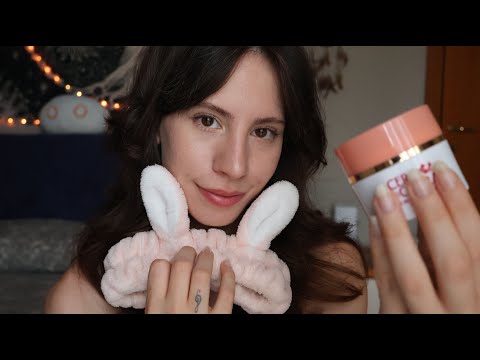 ASMR Spa Roleplay doing Your Skincare | Layered Sounds