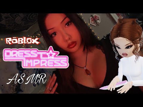 ASMR playing dress to impress on roblox ⋆𐙚₊˚⊹♡