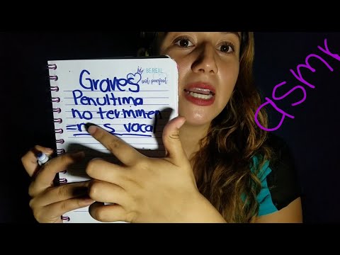 ASMR clase de español #3