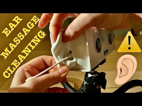 ASMR|⚠️EXTREME AGGRESSIVE DEEP EAR CLEANING/MASSAGE/BRUSHING. TOOLS/HANDS. BINAURAL. No talking