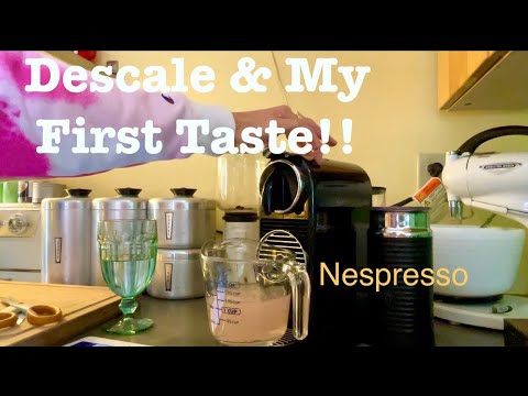 Descaling My Nespresso Citiz & Brewing My First Latte ☕ Soft-Spoken Lo Fi ASMR