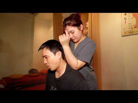 ASMR 🔥 Powerful Deep Tissue Back Neck Shoulder Massage with Stretching for Relief