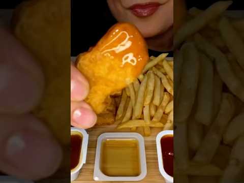 MCDONALD’S CHICKEN NUGGETS #asmr #chicken #mukbang
