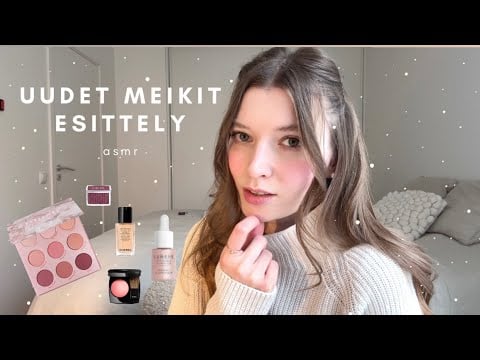ASMR suomi | Uudet meikit - esittely & höpöttely (H&M beauty, Shiseido, Lumene)