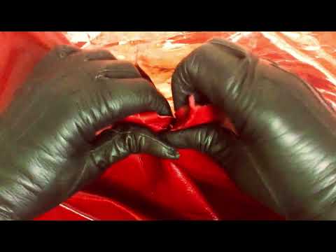 LEATHER  GLOVES 🖐️🤚 TEARING  LEATHER  [[ASMR]]