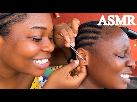 ASMR ✨A Full Care OUTDOOR EAR CLEANING Session That Will Make You So Relaxed