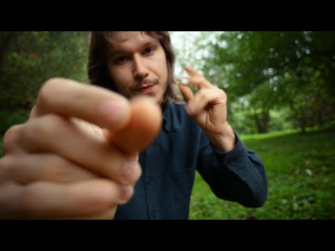 ASMR Hand Sound in a Grass Valley