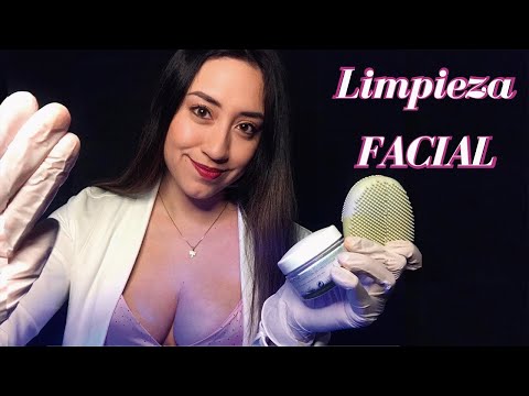 ASMR Limpieza Facial - ASMR tocando tu cara | Asmr Roleplay Dermatóloga | ASMR en Español