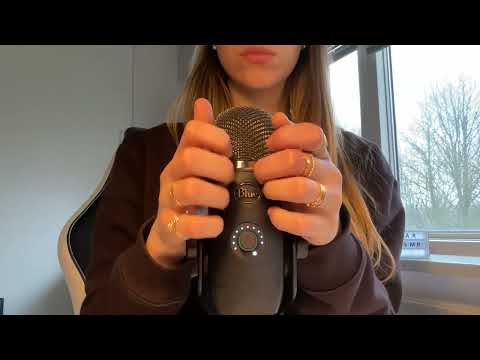 asmr agressive mic scratching with different objects 🤍
