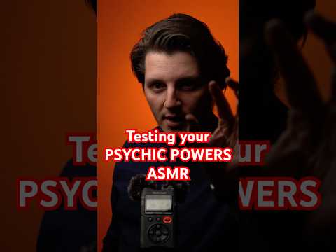 Do you have psychic powers? ASMR 🤯 #asmr #asmrvideos #tingles #asmrtriggers #personalattention