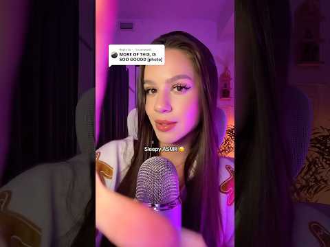 Sleepy follow my instructions ASMR 😴 #asmr #asmrsounds #asmrvideo #sleep #tingles