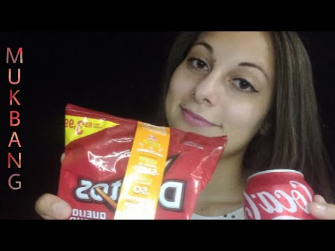 ASMR | MUKBANG (comendo salgadinho + refrigerante)