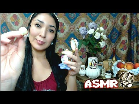 ASMR ESPAÑOL ROLEPLAY MAQUILLAJE  DE EPOCA /Atención Personal  ASMR MAKEUP