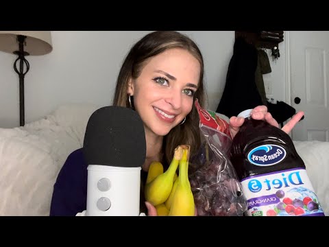 ASMR| Soft Spoken/Whisper of My Grocery Store Haul 🍇