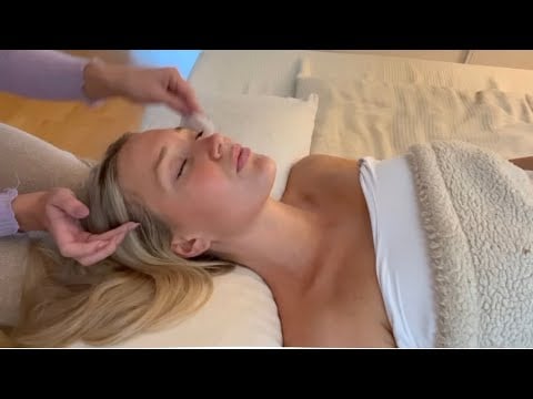 ASMR relaxing Facial by my Bestie 