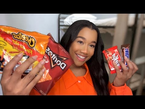 ASMR Girl in Jail Tries to Sell You Snacks ⛓️🍫 *You’re Her New Cellmate