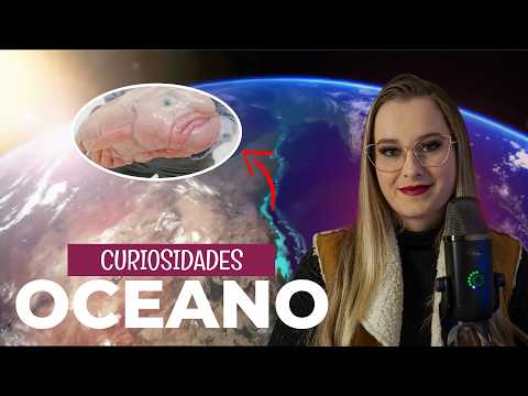 ASMR com CURIOSIDADES SOBRE O OCEANO | SUSSURROS NO BLUE YETI | FATOS INTERESSANTES | BINAURAL