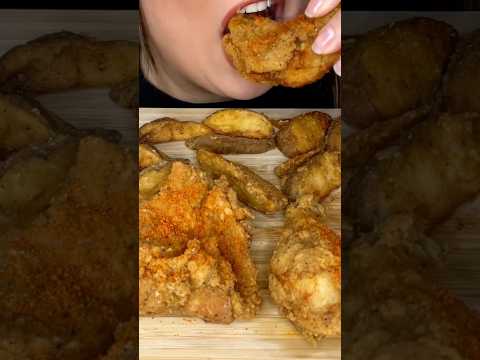 Mary Brown’s crispy fried chicken #asmr #chicken #food #shorts
