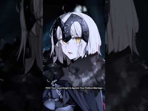 Your Loyal Knight Won't Leave Your Side... #asmr #asmrrp #anime #shorts