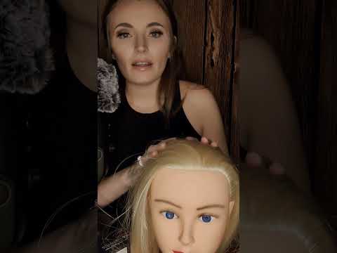 ASMR Mannequin Doll Head #asmr #tingles #scratching #facetracing