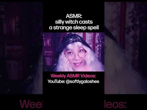 you're getting sleeepy... right? 😅 this witch hopes so! #asmr