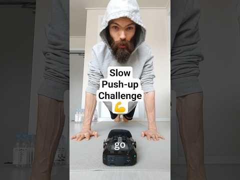 slow push-ups challenge #asmr