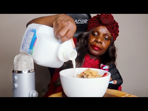 Special K Red Berries For Dinner ASMR Eating Sounds