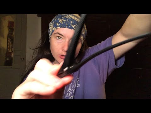 friend does your makeup and brows for a date (with spit painting) ASMR