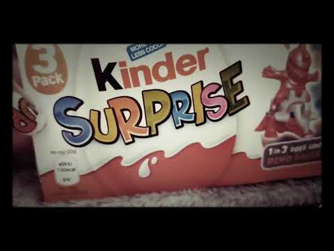 Asmr Kinder Egg unboxing reveal. Relaxing