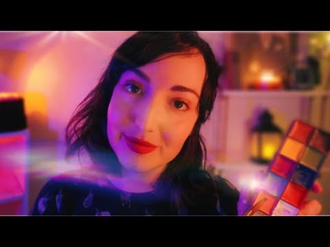 ASMR | Sketching & Painting Your AURA Portrait 🎨(ambient bells/music)