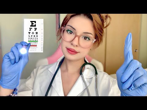 ASMR Fast & Aggressive Full Body Exam, Eye, Physical, Orbital, Light, Cranial Nerve Medical Roleplay