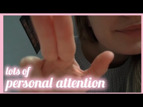 lofi asmr | tingly personal attention to your face 🥰 [spit painting, doing your eyebrows]