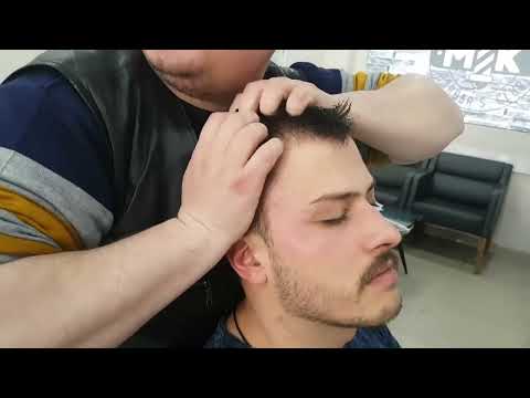 ASMR TURKISH PRO BARBER HEAD BACK NECK MASSAGE